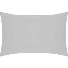 Percale Pillow Cases Belledorm Housewife Pillow Case Grey (76x51cm)