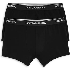 【関税&送料込】Dolce & Gabbana Underwear Black Boxers in stretch cotton pima