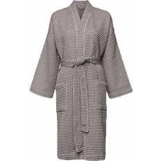 Wilma Bathrobe Waffle - Beige/Brown