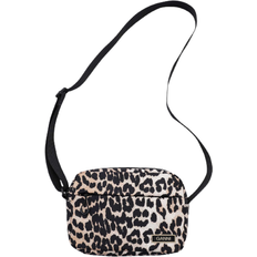 Leopard Crossbody Bags Ganni Recycled Tech Fabric Festival Bag - Leopard