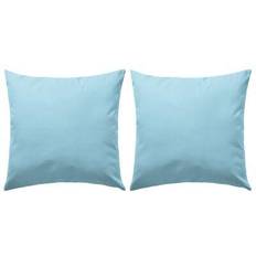 vidaXL 132298 2-pack Komplett dekorationskudde Blå (45x45cm)
