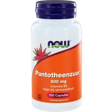 Calcium Supplementen NOW Pantotheenzuur 500mg