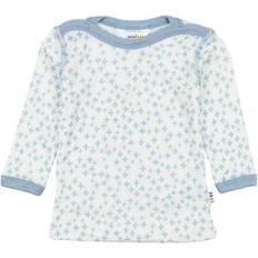 Stjerner Overdele Børnetøj Joha Wool/Silk Long Sleeves Sweater - Light Blue Stars