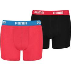 Niño Boxers Puma Boy's Basic Boxer 2 Pack - Red/Black (935454)