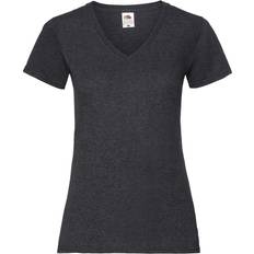 Fruit of the Loom Valueweight V-Neck T-shirt - Dark Heather