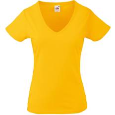 Fruit of the Loom Valueweight V-Neck T-shirt - Sunflower