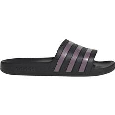 51 ½ Slides Adidas Adilette Aqua - Core Black/Matt Purple Met