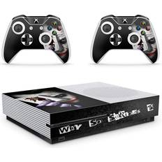 Gaming Accessories giZmoZ n gadgetZ Xbox One S Console Skin Decal Sticker + 2 Controller Skins - Joker