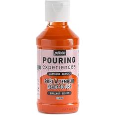 Pebeo Pouring Experiences Acrylic Paint Orange 118ml