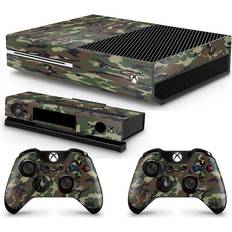 Gaming Accessories giZmoZ n gadgetZ Kinect /Xbox One Console Skin Decal Sticker + 2 Controller Skins - Camo