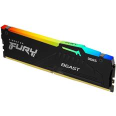 Kingston fury beast black ddr5 16gb Kingston Fury Beast Black RGB DDR5 5200MHz 16GB (KF552C40BBA-16)