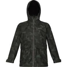 Regatta Kid's Salman Waterproof Insulated Jacket - Dark Khaki Multi Camo (RKP241_E9Q)