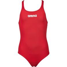 XL Bathing Suits Children's Clothing Arena Solid Swim Pro Swimsuit - Red/White