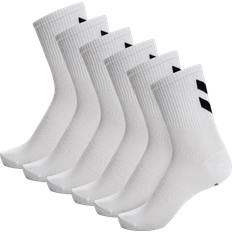 Hummel Unisex Underwear Hummel Chevron Socks 6-pack - White