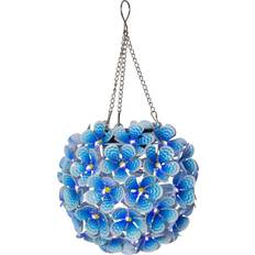 Batteridrevede - Blå Loftlamper Star Trading Hortensia Pendel 16cm