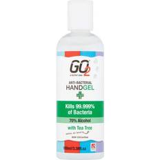 Tea Tree Oil Hand Sanitisers GO2 70% Alcohol Anti-Bacterial Hand Gel with Tea Tree 100ml