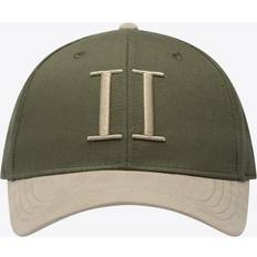 Les Deux Kepsar Les Deux Baseball Cap Suede II - Olive Night/Dark Sand