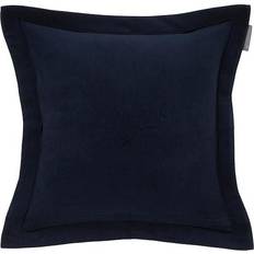 Lexington Hotel Velvet Embroidery Cushion Cover Blue (50x50cm)