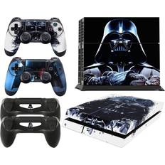 Bundle Decal Stickers giZmoZ n gadgetZ PS4 Console Skin Decal Sticker + 2 Controller Skins - DV