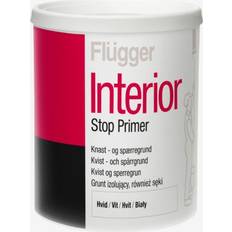 Vit grundfärg 10l Flügger Interior Stop Primer Träfärg Vit 10L