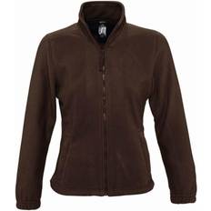 Sol's Womens North Full Zip Fleece Jacket - Dark Chocolate