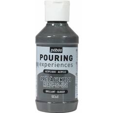 À base d'eau Peintures acryliques Pebeo Pouring Experiences Flacon Grey 118ml