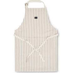 Lexington Icons Herringbone Forklæde Beige, Multifarve, Hvid (105x80cm)