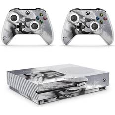 Gaming Accessories giZmoZ n gadgetZ Xbox One S Console Skin Decal Sticker + 2 Controller Skins - Trooper