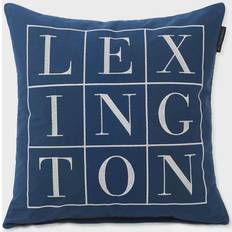 Lexington Zierkissen Lexington Logo Kissenbezug Blau (50x50cm)