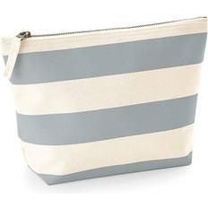 Solid Colours Toiletry Bags Westford Mill Nautical Accessory Bag - Natural/Grey