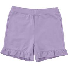 140/146 - Piger Bukser Little Pieces Sweat Shorts - Lavendula Chilli