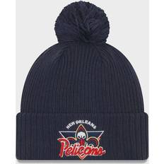 NBA Berretti New Era New Orleans Pelicans 2021 NBA Tip-Off Team Color Pom Cuffed Knit Beanie