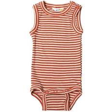 68/74 Bodyer Børnetøj Joha Silk Body SL - Red Stripe (66086-196-7080)