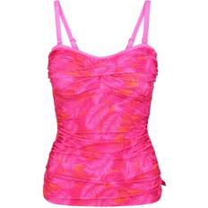 Damen - Polyamid Tankinis Regatta Aceana II Tankini Top - Pink Fusion Palm