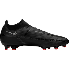 Nike Phantom GT2 Academy FG/MG - Black/Summit White/Bright Crimson/Dark Smoke Grey