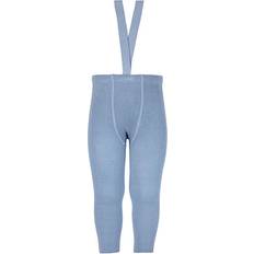 Akryl Bukser Børnetøj Condor Leggings m. Hängslen - Light Blue (14010-916)