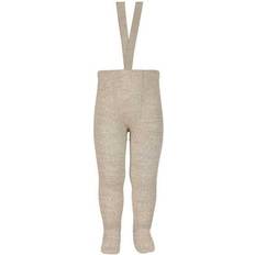 Wolle Strumpfhosen Condor Tights w. Suspenders - Beige (14010- 901)