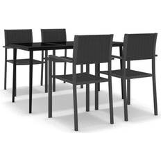 vidaXL 3099271 Essgruppe, 1 Tisch einschl. 4 Stühle