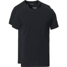 Stretch T-shirts Crew Neck T-shirt M 2-pack - Dark Navy