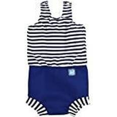 Splash About Happy Nappy - Navy/White Stripe