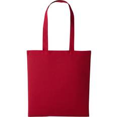 Kangaskassit Nutshell Plain Strong Shoulder Shopper Bag - Red