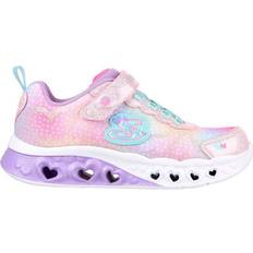 Skechers Foam Trainers Skechers Flutter Heart Lights Simply Love - Pink/Multi