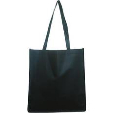 United Bag Gusseted Tote Bag - Black