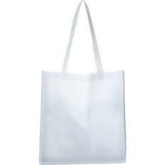 Gusseted Tote Bag - White