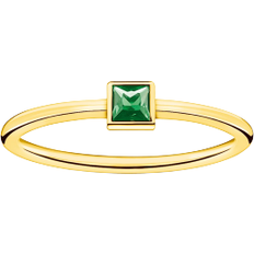 Smaragder Ringe Thomas Sabo Charm Club Ring - Gold/Emerald