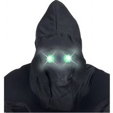 Halloween Ani-Motion Masks Widmann Faceless Mask with Glowing Green Eyes