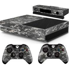 Bundle Decal Stickers giZmoZ n gadgetZ Kinect /Xbox One Console Skin Decal Sticker + 2 Controller Skins - Digital Camo