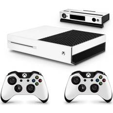 Gaming Accessories giZmoZ n gadgetZ Kinect /Xbox One Console Skin Decal Sticker + 2 Controller Skins - White Look