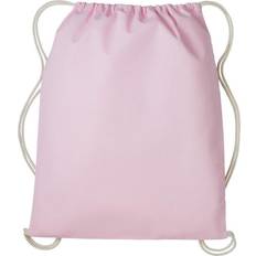 Drawstring Gymsacks Nutshell Drawstring Gymsac - Pastel Pink/Natural