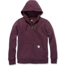 Carhartt Women Jumpers Carhartt Clarksburg Zip Hoodie W - Bordeaux